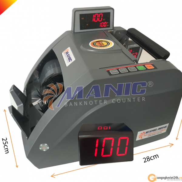 MÁY ĐẾM TIỀN MANIC B-8000