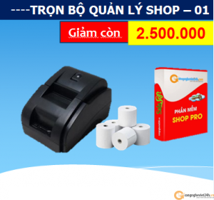 TRỌN BỘ PHẦN MỀM TÍNH TIỀN – CNV SHOP 01