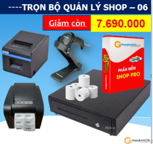 TRỌN BỘ PHẦN MỀM TÍNH TIỀN – CNV SHOP 06