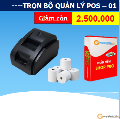 TRỌN BỘ PHẦN MỀM TÍNH TIỀN NHÀ HÀNG, CAFE – CNV 01