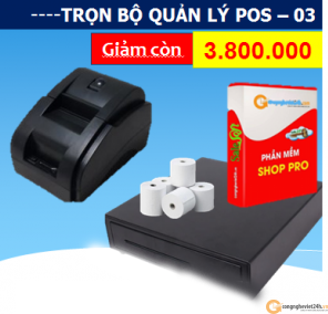 Trọn Bộ Phần Mềm Tính Tiền Nhà Hàng, Cafe - CNV 03